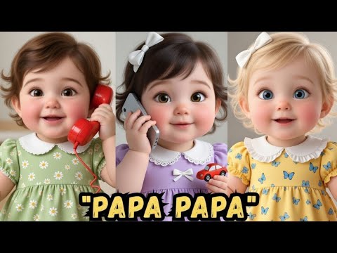 Papa Papa! 👶📞 Cutest Babies Calling Papa | Try Not To Smile 🥹