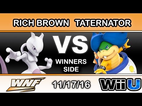 WNF 4.3 - Rich Brown (Mewtwo) Vs. Ronin | Taternator (Ludwig) Winners Side - Smash Wii U