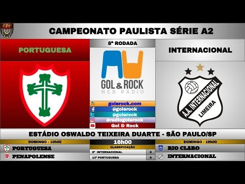 PORTUGUESA x INTER DE LIMEIRA - AO VIVO - CAMPEONATO PAULISTA A2