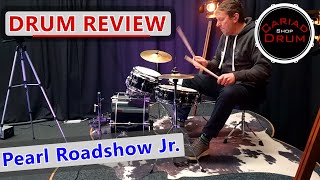 Video thumbnail for Drum Review of The Pearl Roadshow Junior Drum kit. by Cariad Drum Channel