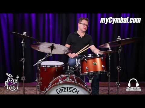 Crescent 14" Fat Hats by Sabian - 869/1091g - Played by Stanton Moore (S14H-1110316M)