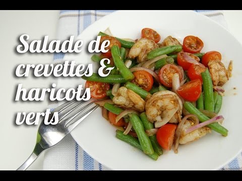 Salade de crevettes & haricots verts