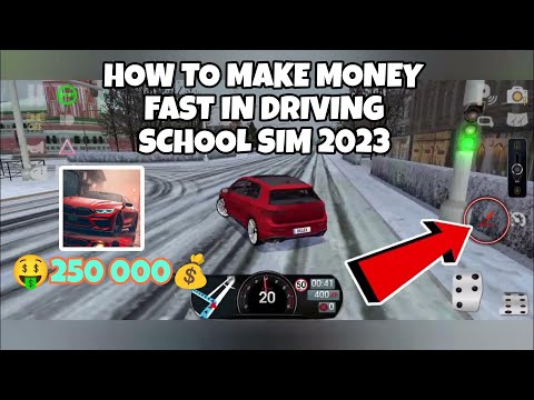 How To Make Fast Money in Driving School Sim 2023 ? without cheating and without downloading !!