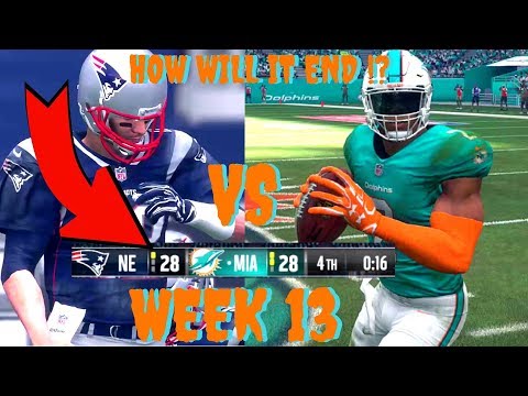 Madden 18 Career Mode QB Ep 13 - TOM BRADY WANTS TO END OUR PERFECT SEASON HOW WILL THIS GAME END !?