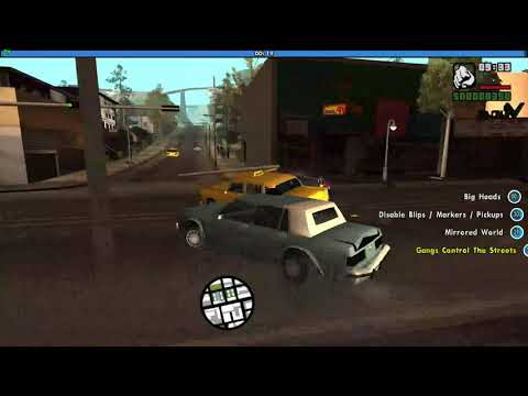 GTA San Andreas - CHAOS Mod Playthrough / Speedrun Part 1 (No Commentary) Low Quality