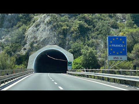 Driving from Italy to France