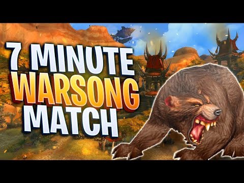 Feral Druid PvP | 7 minute warsong | 8.1.5 BFA