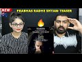 Radhe Shyam Teaser Reaction | Introducing Prabhas as Vikramaditya | Pooja Hegde