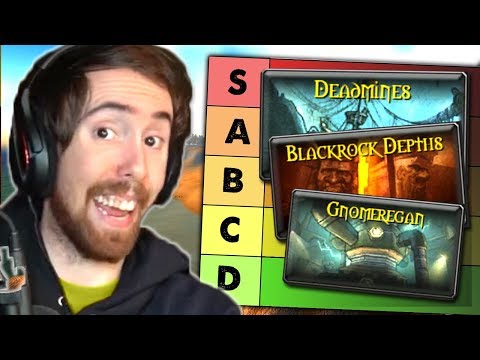 Asmongold Rates ALL Classic WoW Dungeons & Makes a Tier List with Viewers!