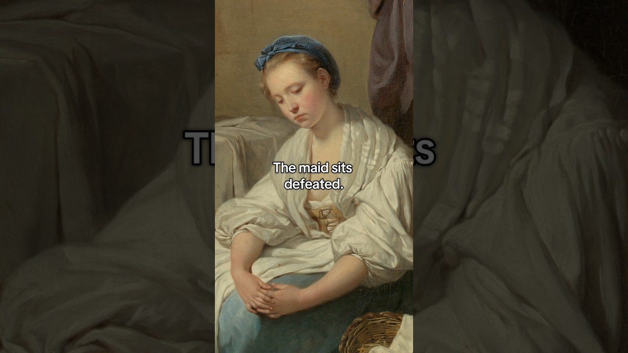 A painting with hidden symbolism. Broken eggs by Greuze #history #art