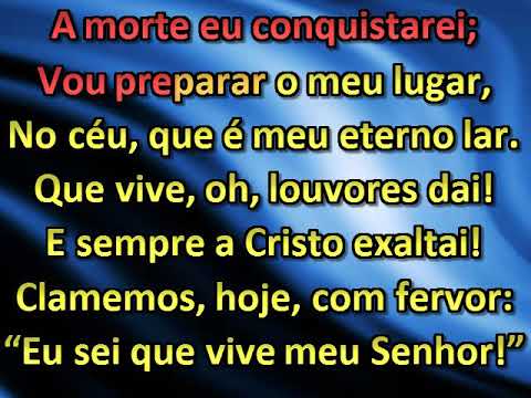 Eu sei que vive meu Senhor