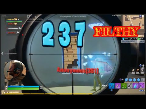 Literally FILTHY! Underrated competitive Fortnite player