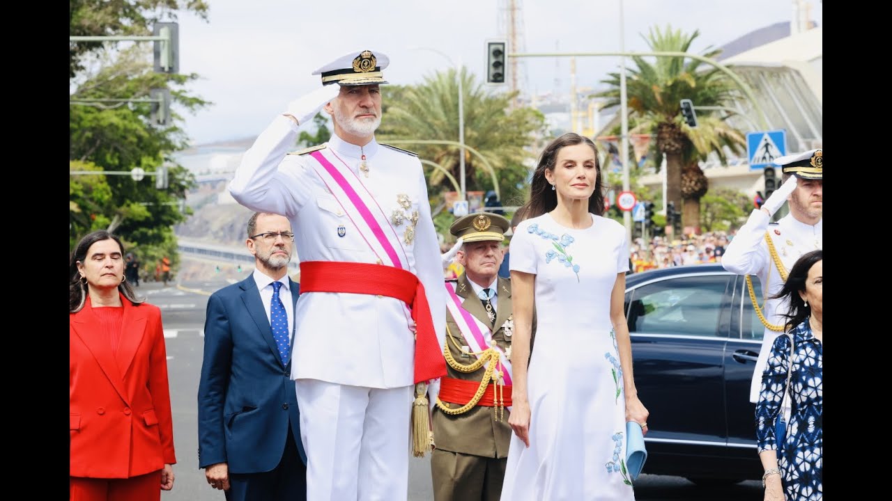 Król Filip i królowa Letizia na Teneryfie i La Palma