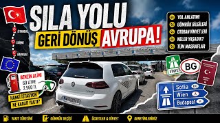 Sıla Yolu Geri Dönüş 2026 Golf 7 GTI TCR Avrupa Yolunda Tüm Masraflar 