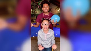 MY LITTLE SISTER BEAT ME AT SINGING 😱😰 #shorts