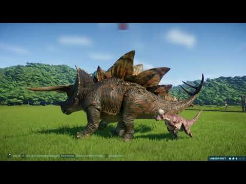 Testvideo: Jurassic World Evolution All Stegoceratops  Skins