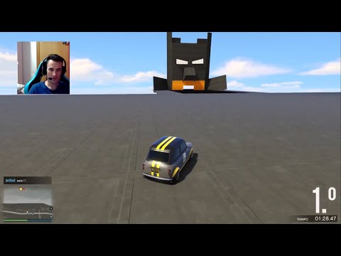 MEGA RAMPA DE BATMAN MUY DIVERTIDA NIVEL EASY! GTA V ONLINE - GTA 5