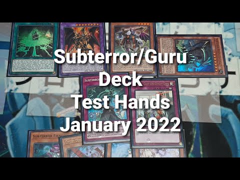 Subterror/Guru Control Deck Test Hands January 2022
