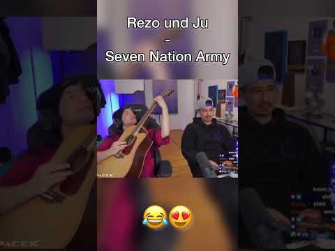 Rezo und Ju singen Seven Nation Army zusammen 😍😍 #rezo #julienbam #shorts #music