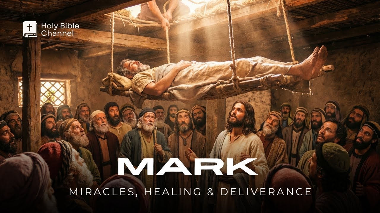 Holy Bible: MARK 1 to 16 - Full (Contemporary English) With Text