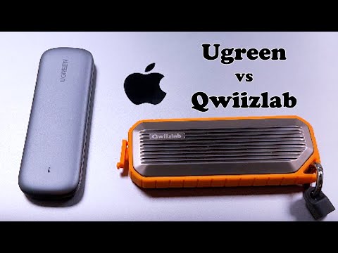 Ugreen SSD Enclosure vs Qwiizlab SSD Enclosure - Speed Comparison (on Mac)