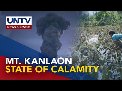 Canlaon City under state of calamity following eruption of Kanlaon Volcano