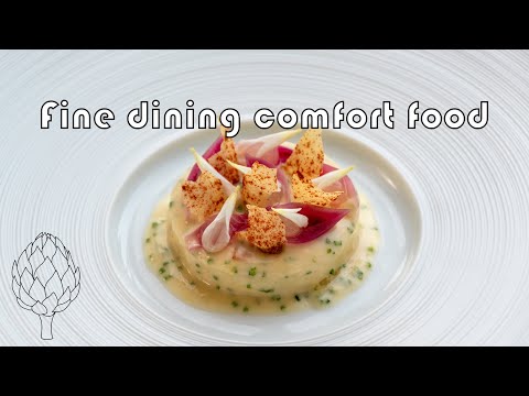 Confit potato with aioli and lemon