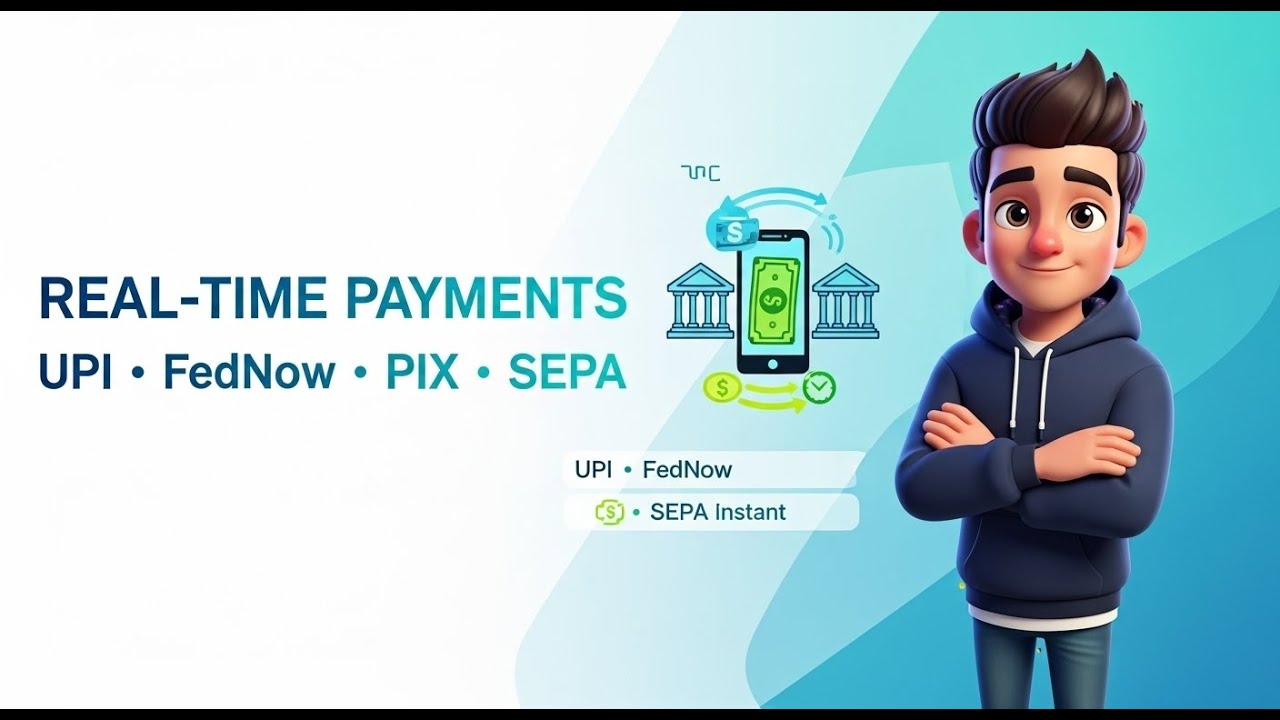 Real-Time Payments Explained: UPI, FedNow, PIX & SEPA Instant