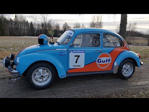 VOLKSWAGEN GULF BEETLE 1303 S  #7 AT THE COLD BALLS RALLEY 2019