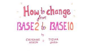 HOW TO CONVERT FROM BASE 2 TO BASE 10