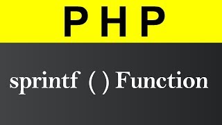 sprintf Function in PHP (Hindi)