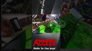 Accept - Head Over Heels - guitar solo cover