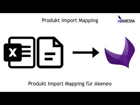 Product Import Mapping für Akeneo deutsche Präsentation