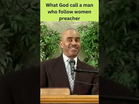 What God call a man who follow women preacher  Pastor Gino Jennings  #shorts