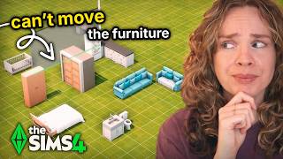 Can I Build a House Without Moving the Furniture in The Sims 4