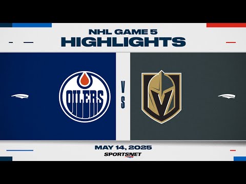 NHL Game 5 Highlights | Oilers vs. Golden Knights - May 14, 2025