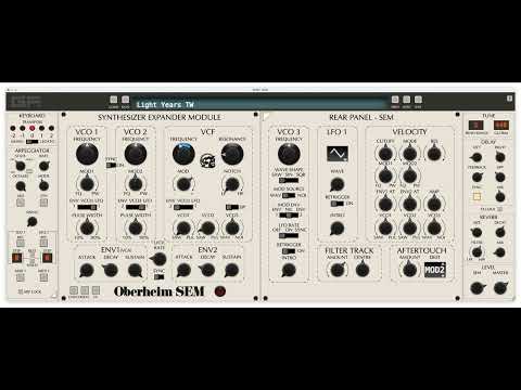 Tom Oberheim and GForce Software release Oberheim SEM (+OB-E updated to v2.1)