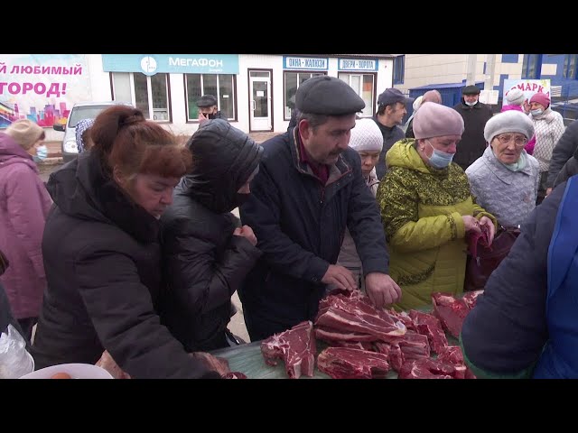 В Нурлате на предпраздничной сельхозярмарке было представлено более 8 000 кг продукции
