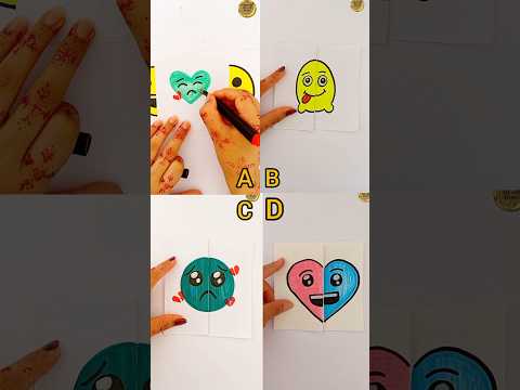which is your favorite?✨A'B'C'D⁉️✨#satisfyingvideos #youtubeshorts#trending#viral #fyp#art