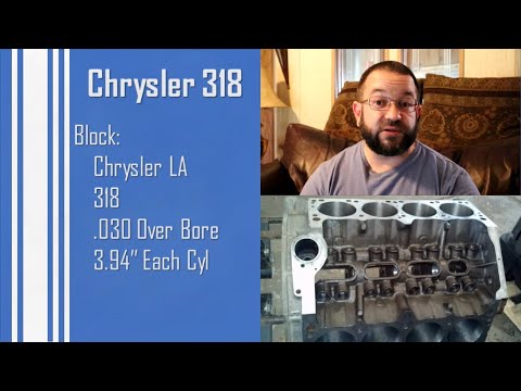 Chrysler 318 Stroker - First Fire and Build Information
