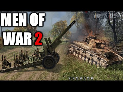 Intense Artillery Duel | Men of War 2 Multiplayer Playtest Artillery Gameplay