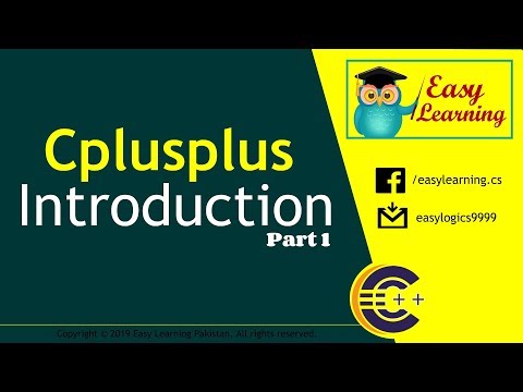 Lecture 1 - Introduction to C++ (HINDI/URDU) Part 1 | Easy Learning IT Classroom Video