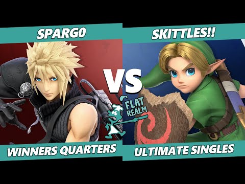 Flat Realm 7 Winners Quarters - XTR | Spargo (Cloud) Vs. SKITTLES!! (Young Link) SSBU Singles