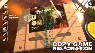 汚れたゲームソフトを綺麗にするゲーム｜Cozy Game Restoration