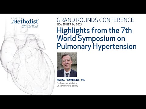 Highlights from the 7th World Symposium on Pulmonary Hypertension (Marc Humbert, MD)