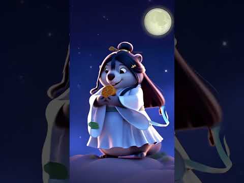 Elegant → Hyper in 1 sec 🤯 Marmot Chang’e’s Mooncake Moment!