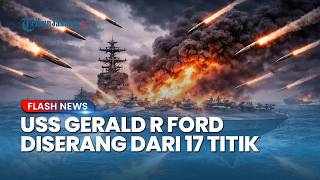 Detik-detik USS Gerald R Ford Ditarik ke Eropa Setelah Diserang Iran di Laut Merah