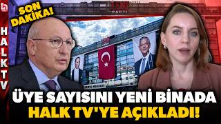 Genel merkezde çalışmalar tamamlandı... Utku Çakırözer, üye sayısını Halk TV’ye 