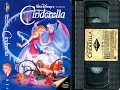 Opening To Cinderella US VHS 1988
