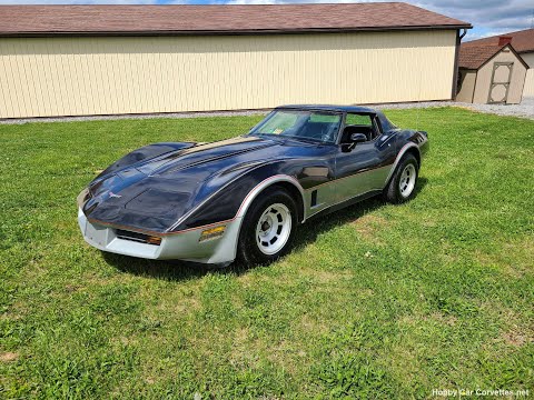 1980 Black Corvette 4spd Black Int T Top Video